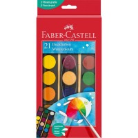 Vodové barvy Faber-Castell - 21 barev - 1250210