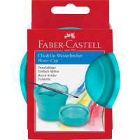 Kelímek na vodu Faber-Castell Clic & Go - tyrkysová - 181580