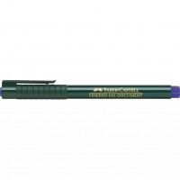 Inkoustový popisovač Faber-Castell - Fine Pen 1511 - modrá - 151151