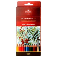 Souprava akvarelových pastelek Mondeluz - Plody - 12 ks - 3716