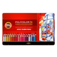 Souprava uměleckých pastelek Polycolor - 36 ks - 3825