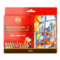 Souprava uměleckých pastelek Polycolor - 24 ks - 3834
