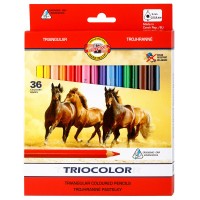 Souprava trojhranných pastelek Koh-i-noor - Triocolor - 36 ks - 3145