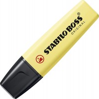 Zvýrazňovač - STABILO BOSS ORIGINAL Pastel - 1 ks - pastelová žlutá