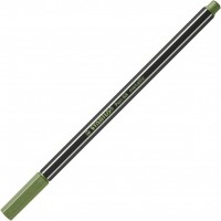 Prémiový vláknový metalický fix - STABILO Pen 68 metallic - 1 ks - metalická světle zelen