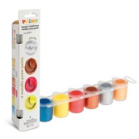 Temperové barvy Primo Metal - 6 x 25 ml - 231TM6E