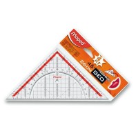 Trojúhelník MAPED Technic s úhloměrem - 0157/9028700
