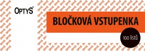 Bločková vstupenka - OP 1267