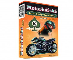 Dvouhlavé motorkářské karty - 2954