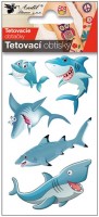 Tetovací obtisky - Veselí žraloci - 16032