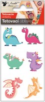 Tetovací obtisky - barevní dinosauři - 16027