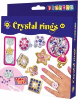 Kreativní sada - Prstýnky s kamínky - 2471426