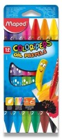 Olejové pastely MAPED Color´Peps - 12 ks - 0085/ 9864010