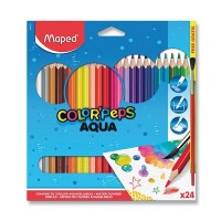 Pastelky MAPED Color'Peps Aqua - 24 ks - 0086/9836013