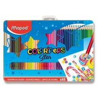Pastelky MAPED Color'Peps Metal Box - 48 ks - 0086/9832058