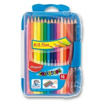 Pastelky Maped - Color'Peps - Smart Box - 15 barev - 9832035