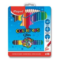 Pastelky Maped - Color'Peps - Metal Box - 18 ks - 9632015