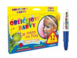 Barva na obličej MFP - modrá - 6330529