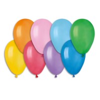 Nafukovací balónky - průměr 19 cm - pastelové barvy - 100 ks - A70