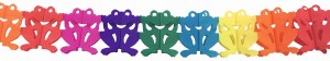 Papírová girlanda - žabky - 9207