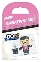 Kreativní set - Diamantová mozaika - Kouzelník - 1042143