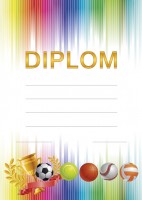Diplom A5 - Míče - BD055