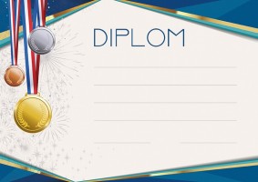 Diplom A4 - Medaile - BD146