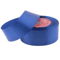 Stuha saténová 38mm/32m - safírová modrá - 601380