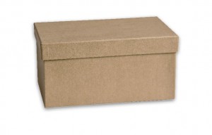 Dárková krabička B0 - Natur - 7,5x5,5x3,5 cm - 2040711