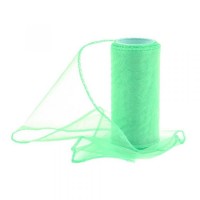 Organza obšitá 12cm/9m - mátová - 240027