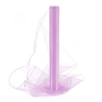 Organza obšitá 40cm/9m - levandulová - 242039
