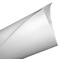 Papír na vizitky A4 - 20 ks - 220 g/m2 - Floral - bílý 530055