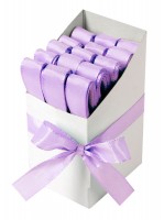 Stuha dekorační taftová 15 mm x 3 m - fialová - 2815004