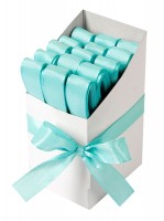 Stuha dekorační taftová 15 mm x 3 m - tyrkysová - 2815005