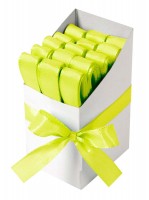 Stuha dekorační taftová 15 mm x 3 m - zelená - 2815002