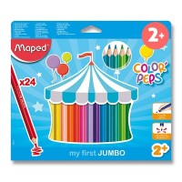 Pastelky MAPED Color'Peps JUMBO - 24 ks - 0086/9834013