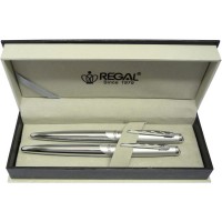 Psací souprava Regal - Themis - stříbrná - 25025FB
