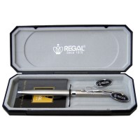 Kuličkové pero Regal REEF - stříbrná - 543007B