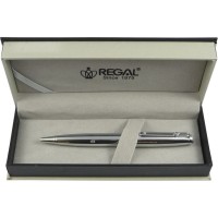 Kuličkové pero Regal MINOS - stříbrná - 16603B