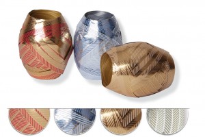 Klubíčko metal - se vzorem - 10 mm/10 m - 30 ks - 410678