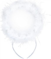 Andělská svatozář z peří - 30 cm - 58571