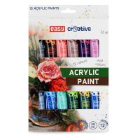Akrylové barvy 20 ml, 12 barev - S941900