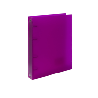 Pořadač A5 PP - 4 kroužky - Opaline magenta - 2-124