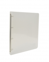 Pořadač A4 PP prezentační - 4 kroužky - Opaline čirá - 2-102