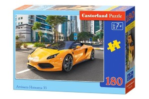 Puzzle Castorland - 180 dílků - Žluté auto - 18376