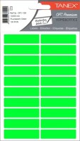 Etikety v sáčku 13 x 50 mm - neon zelené - OFC-109