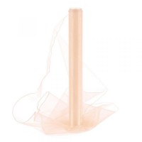 Organza obšitá 40cm/9m - meruňková - 242009