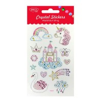 Samolepky CRYSTAL - Pohádka - 33300-AB122