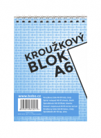 Kroužkový blok A6 - horní vazba - čistý