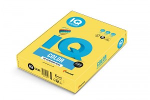 IQ Color kopírovací papír A4 - 160g/m2 - kanárkově žlutá - CY39